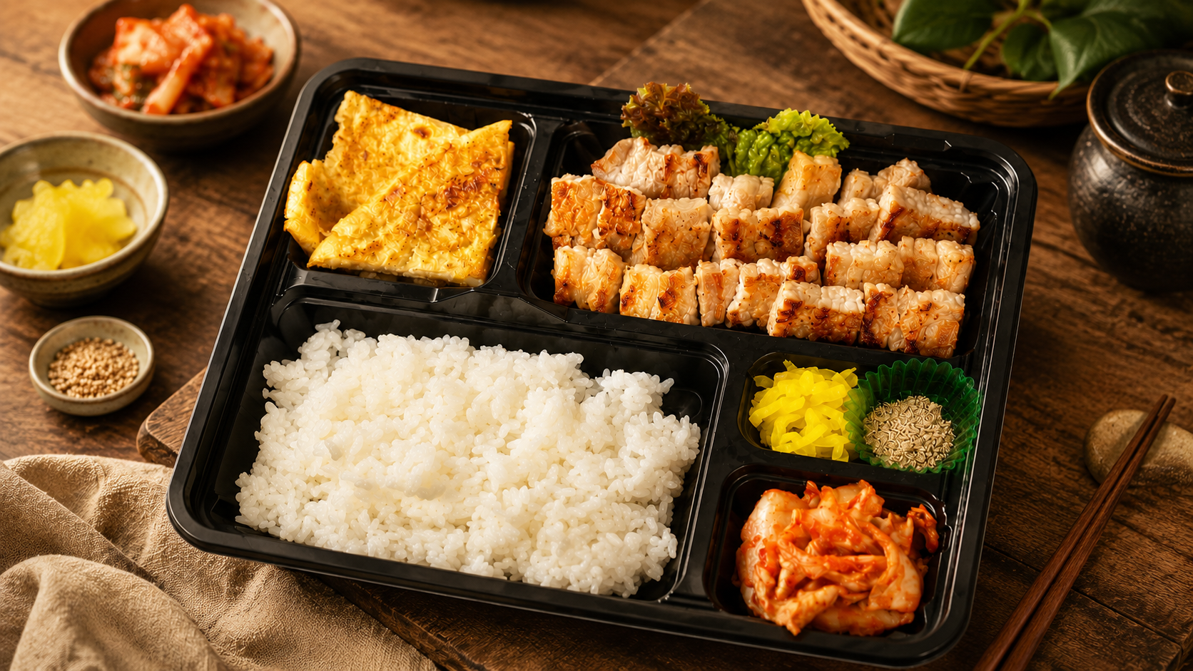 肉汁サムギョプサル弁当